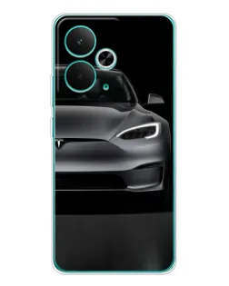 Чехол для Realme 14T с картинкой «Tesla Model S Look»