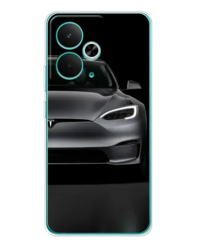 Чехол для Realme 14T с картинкой «Tesla Model S Look»