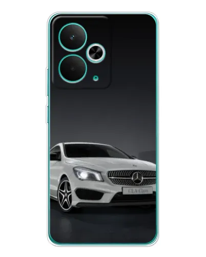 Чехол для Realme 14T с картинкой «Mercedes AMG GT Silver»