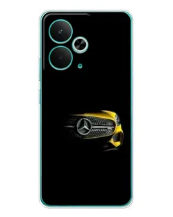 Чехол для Realme 14T с картинкой «Mercedes — ретро стиль»