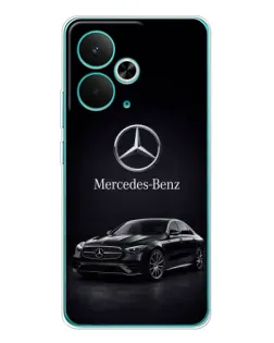Чехол для Realme 14T с картинкой «Mercedes — решетка радиатора»