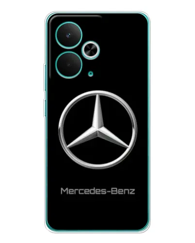 Чехол для Realme 14T с картинкой «Mercedes Silver Logo»