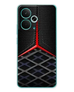 Чехол для Realme 14T с картинкой «Mercedes Carbon Grid»