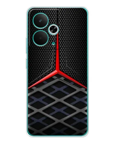 Чехол для Realme 14T с картинкой «Mercedes Carbon Grid»
