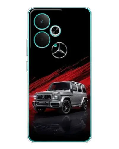 Чехол для Realme 14T с картинкой «Mercedes G-Class красный»