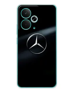 Чехол для Realme 14T с картинкой «Mercedes на металле» Чехол для Realme 14T с картинкой «Mercedes на металле»