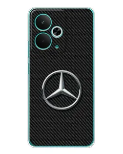 Чехол для Realme 14T с картинкой «Карбоновый Mercedes стиль» Чехол для Realme 14T с картинкой «Карбоновый Mercedes стиль»