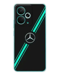 Чехол для Realme 14T с картинкой «Спортивные линии Mercedes» Чехол для Realme 14T с картинкой «Спортивные линии Mercedes»