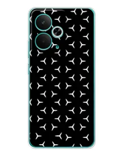 Чехол для Realme 14T с картинкой «Mercedes паттерн звезд» Чехол для Realme 14T с картинкой «Mercedes паттерн звезд»