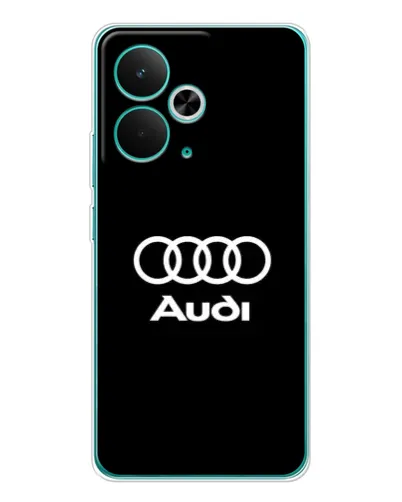 Чехол для Realme 14T с картинкой «Классическое лого Audi»