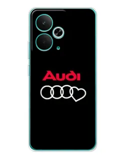 Чехол для Realme 14T с картинкой «Логотип Audi Heart» Чехол для Realme 14T с картинкой «Логотип Audi Heart»