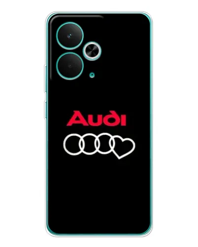 Чехол для Realme 14T с картинкой «Логотип Audi Heart»