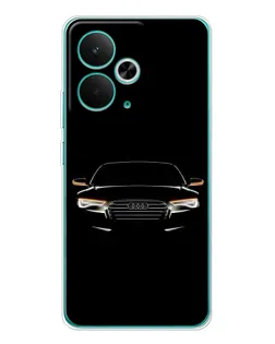 Чехол для Realme 14T с картинкой «Audi — ночной контур» Чехол для Realme 14T с картинкой «Audi — ночной контур»