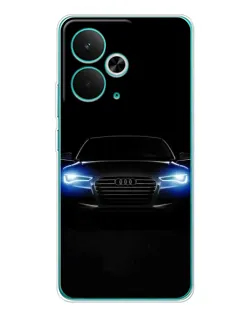 Чехол для Realme 14T с картинкой «Audi в неоне» Чехол для Realme 14T с картинкой «Audi в неоне»
