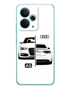 Чехол для Realme 14T с картинкой «Audi — контрастный дизайн» Чехол для Realme 14T с картинкой «Audi — контрастный дизайн»