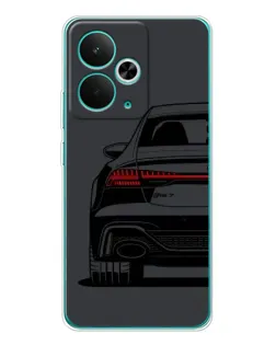 Чехол для Realme 14T с картинкой «Задняя часть Audi — арт» Чехол для Realme 14T с картинкой «Задняя часть Audi — арт»
