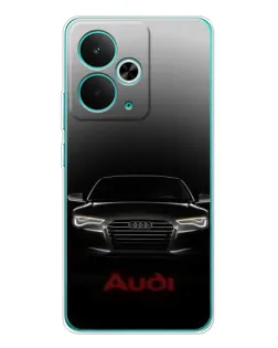 Чехол для Realme 14T с картинкой «Audi — градиентный контур» Чехол для Realme 14T с картинкой «Audi — градиентный контур»
