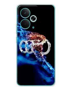 Чехол для Realme 14T с картинкой «Энергия лого Audi» Чехол для Realme 14T с картинкой «Энергия лого Audi»
