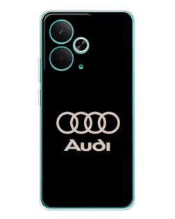 Чехол для Realme 14T с картинкой «Audi — золотой логотип» Чехол для Realme 14T с картинкой «Audi — золотой логотип»