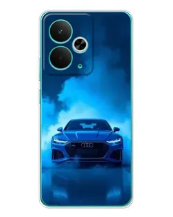 Чехол для Realme 14T с картинкой «Audi — голубая энергия» Чехол для Realme 14T с картинкой «Audi — голубая энергия»