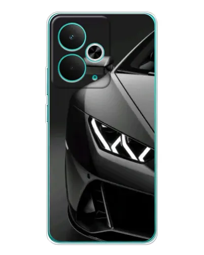 Чехол для Realme 14T с картинкой «Lamborghini фары детализация»