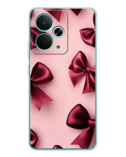 Чохол для Realme 14T з картинкою «Бордовий атлас»