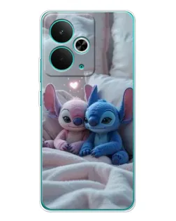 Чехол для Realme 14T с картинкой «Плюшевые Стич Ангел» Чехол для Realme 14T с картинкой «Плюшевые Стич Ангел»