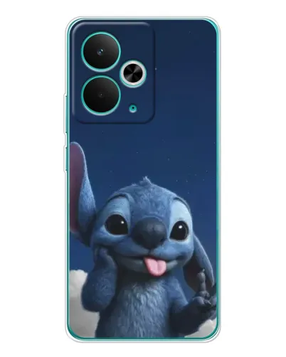 Чехол для Realme 14T с картинкой «Стич в облаках»