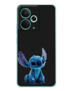 Чехол для Realme 14T с картинкой «Стич на черном» Чехол для Realme 14T с картинкой «Стич на черном»