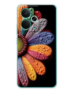 Чехол для Realme 14T с картинкой «Радужный цветок» Чехол для Realme 14T с картинкой «Радужный цветок»