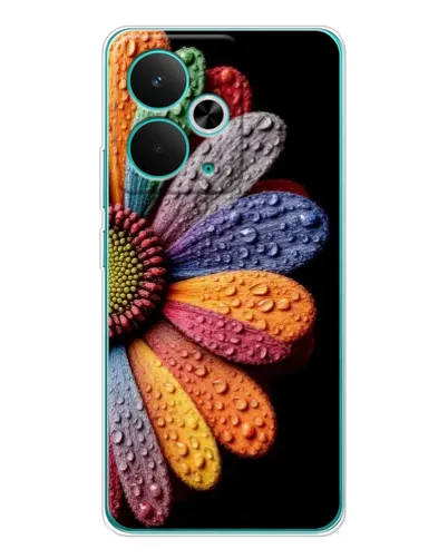Чехол для Realme 14T с картинкой «Радужный цветок» Чехол для Realme 14T с картинкой «Радужный цветок»