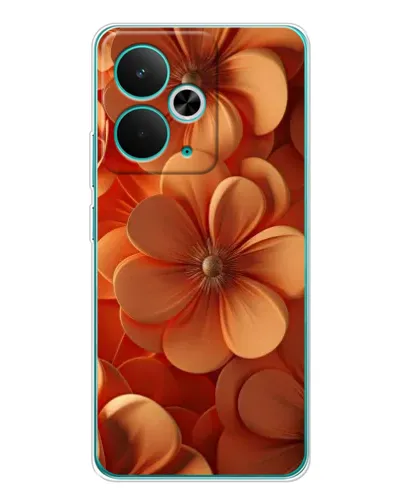 Чехол для Realme 14T с картинкой «Оранжевый макро цветок» Чехол для Realme 14T с картинкой «Оранжевый макро цветок»
