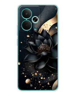 Чехол для Realme 14T с картинкой «Черный лотос» Чехол для Realme 14T с картинкой «Черный лотос»