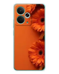 Чехол для Realme 14T с картинкой «Оранжевые герберы» Чехол для Realme 14T с картинкой «Оранжевые герберы»