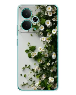Чехол для Realme 14T с картинкой «Ветка мелких белых цветов» Чехол для Realme 14T с картинкой «Ветка мелких белых цветов»