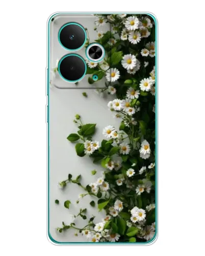 Чехол для Realme 14T с картинкой «Ветка мелких белых цветов» Чехол для Realme 14T с картинкой «Ветка мелких белых цветов»