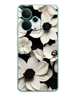 Чехол для Realme 14T с картинкой «Объемные белые цветы» Чехол для Realme 14T с картинкой «Объемные белые цветы»