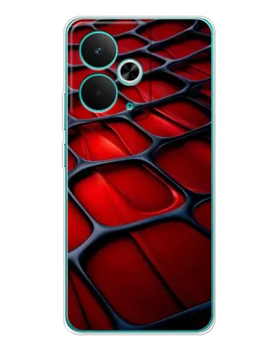 Чохол для Realme 14T з картинкою «Червона глянцева сітка» Чохол для Realme 14T з картинкою «Червона глянцева сітка»