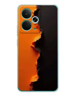 Чохол для Realme 14T з картинкою «Помаранчевий розлом»