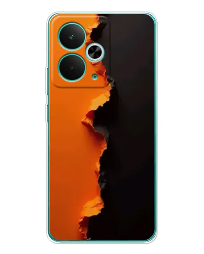 Чохол для Realme 14T з картинкою «Помаранчевий розлом» Чохол для Realme 14T з картинкою «Помаранчевий розлом»