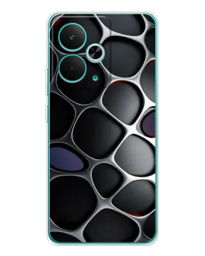Чохол для Realme 14T з картинкою «Об'ємна темна решітка» Чохол для Realme 14T з картинкою «Об'ємна темна решітка»