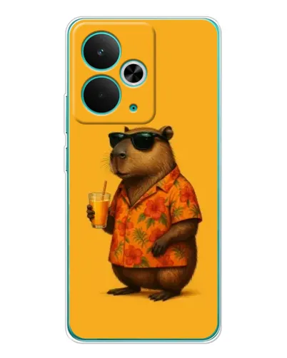 Чехол для Realme 14T с картинкой «Капибара на отдыхе» Чехол для Realme 14T с картинкой «Капибара на отдыхе»