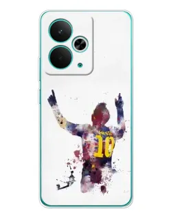 Чехол для Realme 14T с картинкой «Акварельный Месси Барселона» Чехол для Realme 14T с картинкой «Акварельный Месси Барселона»
