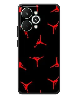 Чехол для Realme 15 Pro с картинкой «Jordan Red Pattern»
