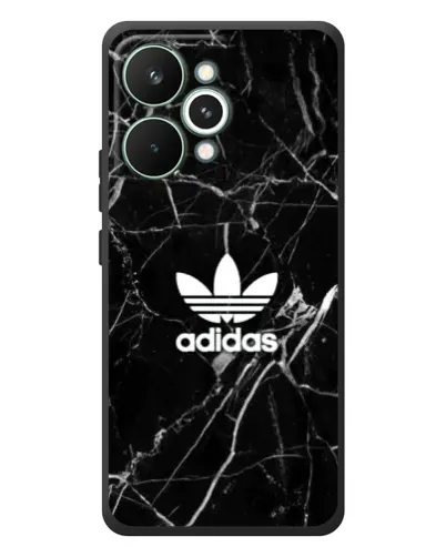 Чехол для Realme 15 Pro с картинкой «Белый мрамор Adidas»