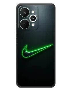 Чехол для Realme 15 Pro с картинкой «Неоновый контур Nike»