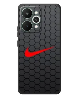 Чехол для Realme 15 Pro с картинкой «Nike — карбоновая сетка»