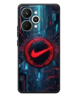 Чехол для Realme 15 Pro с картинкой «Техногенный стиль Nike»