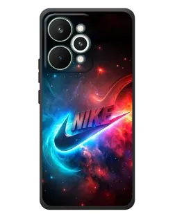 Чехол для Realme 15 Pro с картинкой «Огненный логотип Nike»