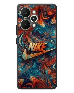 Чехол для Realme 15 Pro с картинкой «Nike в абстракции»
